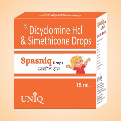 Spasniq drop 15ml - Dicyclomine hydrochloride & simethicone suspension